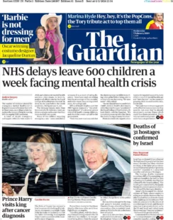 The Guardian – NHS delays leave 600 children a week facing mental health crisis 