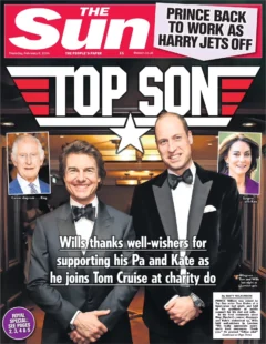 The Sun – Prince back at work: Top Son 