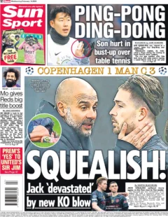 Copenhagen 1 Manchester City 3: Squeslish – Jack devastated by new KO blow