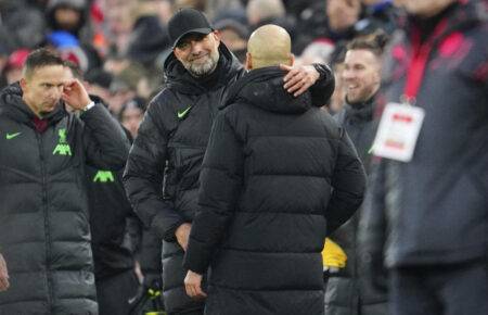 Jurgen Klopp imparts force of personality over Pep Guardiola’s tactics once more to keep Liverpool on track