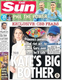 The Sun – Kate’s Big Brother: Fear uncle Gary will talk 