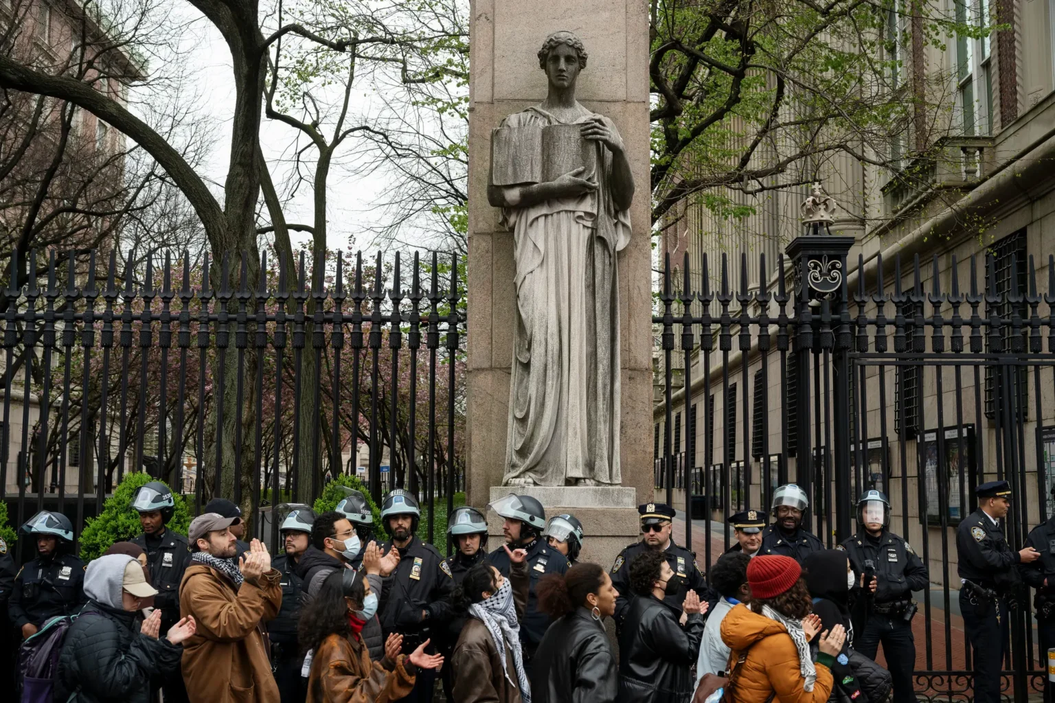 NYPD and AOC clash over arrests of Columbia protesters