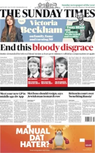 The Sunday Times – End this bloody disgrace 