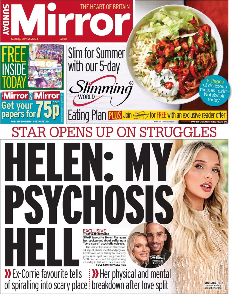 Sunday Mirror - Helen: My psychotic hell