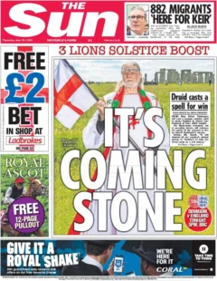 The Sun – Summer Solstice Boost: ‘ It’s Coming Stone’