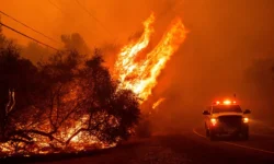 Nearly 30,000 evacuated from California wildfires