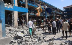 Israeli strike on central Gaza school reportedly kills 22