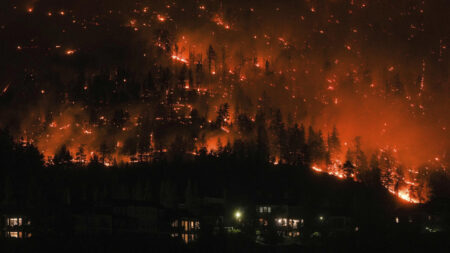 Wildfires may have destroyed half of historic Canadian town