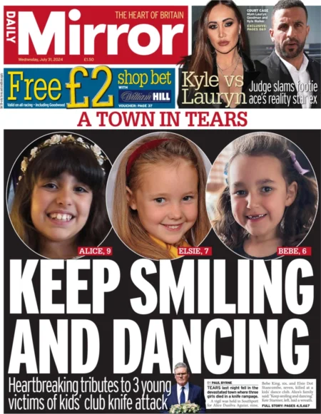 Daily Mirror – Keep smiling and dancing 