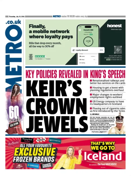 Metro – Keir’s Crown Jewels 