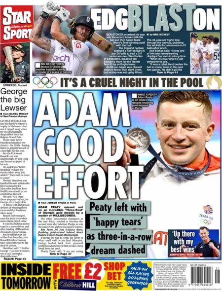 Star Sport – Adam good effort