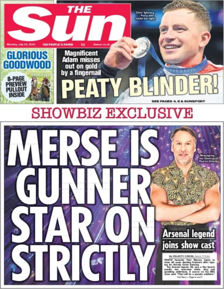 The Sun – Merse is Gunner star on Strictly 