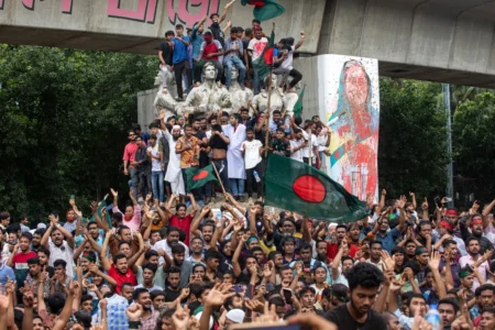 Bangladesh celebrates after PM Sheikh Hasina flees country