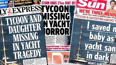 Trending – Luxury yacht sinking tragedy met with conspiracy theories online 