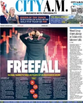City AM – Freefall: Global markets tank as fears of US recession grows 