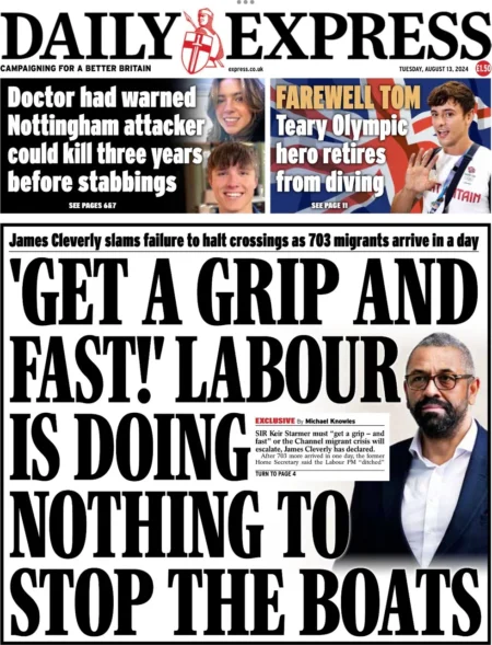 Daily Express – Labour is doing nothing to stop the boats 