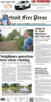 Detroit Free Press – Neighbors Question Tree Clear-Cutting