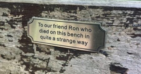 Can you solve the mystery behind this eerie park bench??