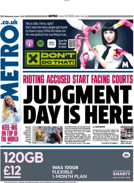 Metro – Judgement day is here  