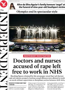 The Independent – Doctors and nurses accused of rape left free to work in NHS 