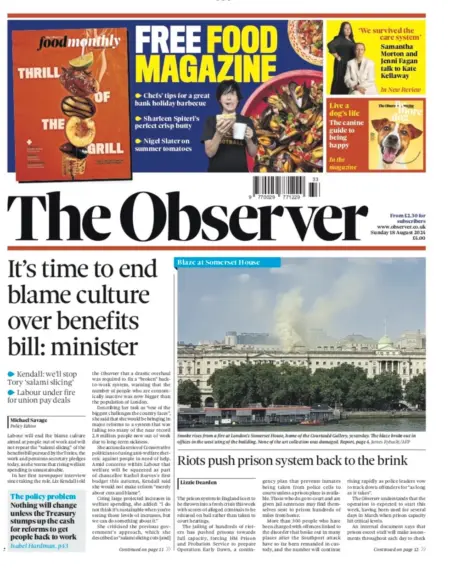 The Observer – It’s time to end blame culture over benefits bill: ministers 