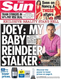 The Sun – Joey: My Baby Reindeer Stalker 