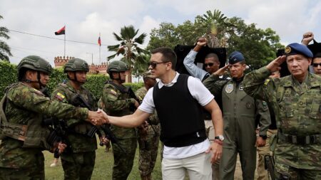 Ecuador leader proposes lifting ban on foreign military bases