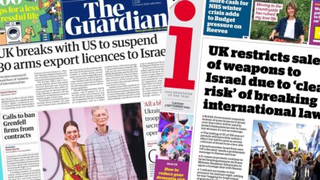 Trending – UK suspends some arms sales to Israel