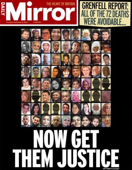 Daily Mirror – Now get them justice 