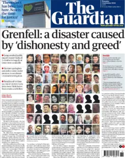 The Guardian – Grenfell: a disaster caused by dishonesty and greed 