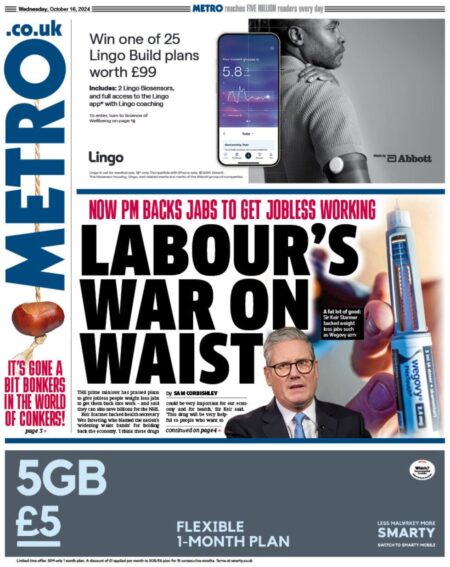 Metro – Labour’s war on waist