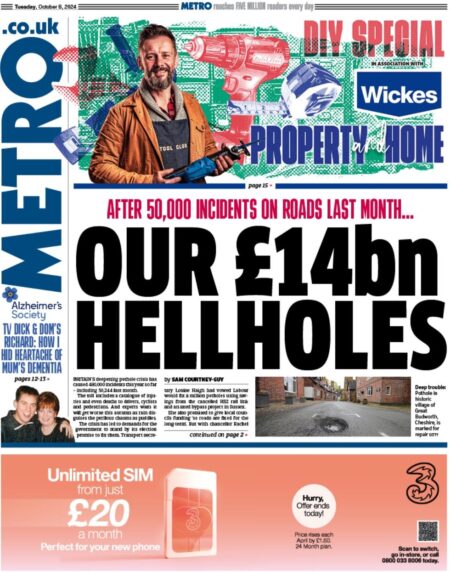 Metro – Our £14bn hellholes 