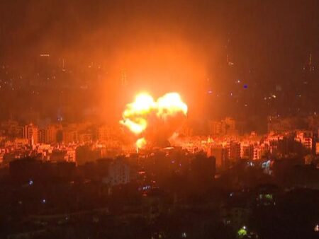 Massive blast near Beirut airport as Israeli strikes intensify