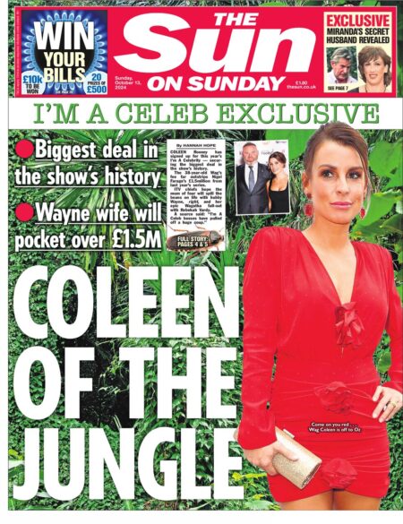 The Sun on Sunday – Coleen of the jungle