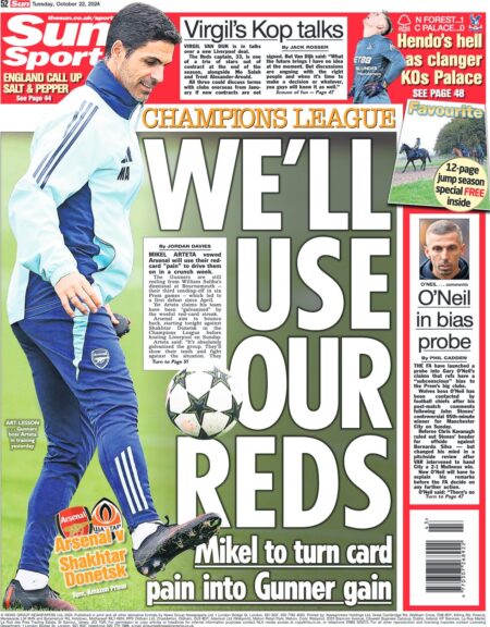 Sun Sport – We’ll use out reds