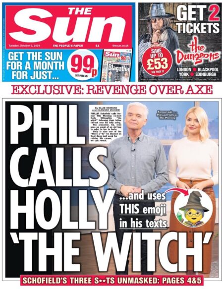 The Sun – Phil calls Holly ‘the witch’ 