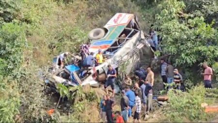 At least 36 die after bus falls into a gorge in India