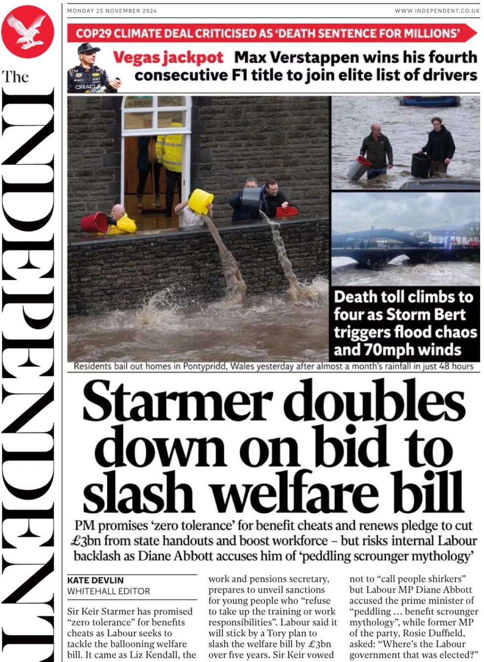 Starmer doubles down on bid to slash welfare bill - The Independent