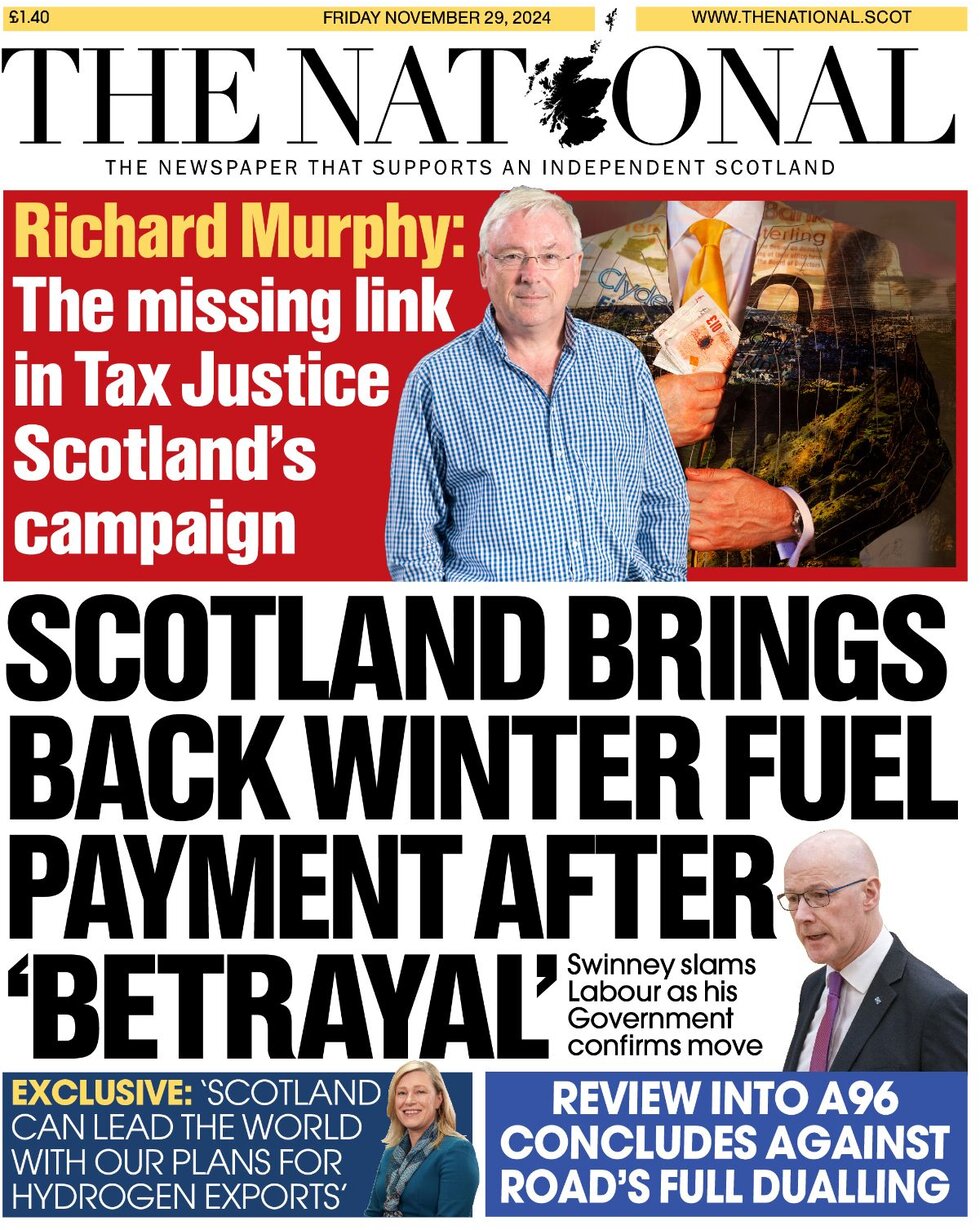 Scotland brings back winter fuel payment after betrayal - The National