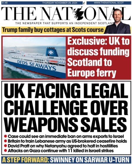 UK facing legal challenge over weapons sales – The National