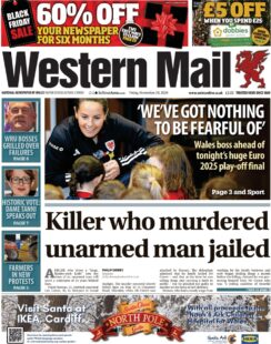 Killer who murdered unarmed man jailed – Western Mail 