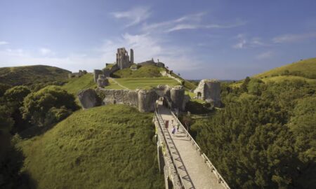 Luxurious tower at Corfe Castle reopens to visitors after 378 years