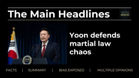 South Korea’s President Yoon defends martial law decision