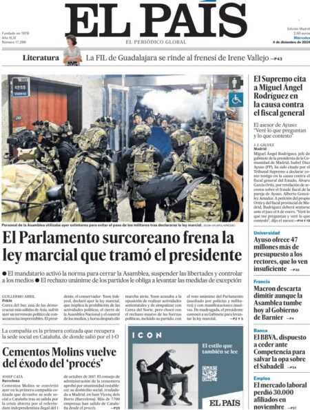 The South Korean Parliament stops the martial law that the president plotted – El Pais (ES)