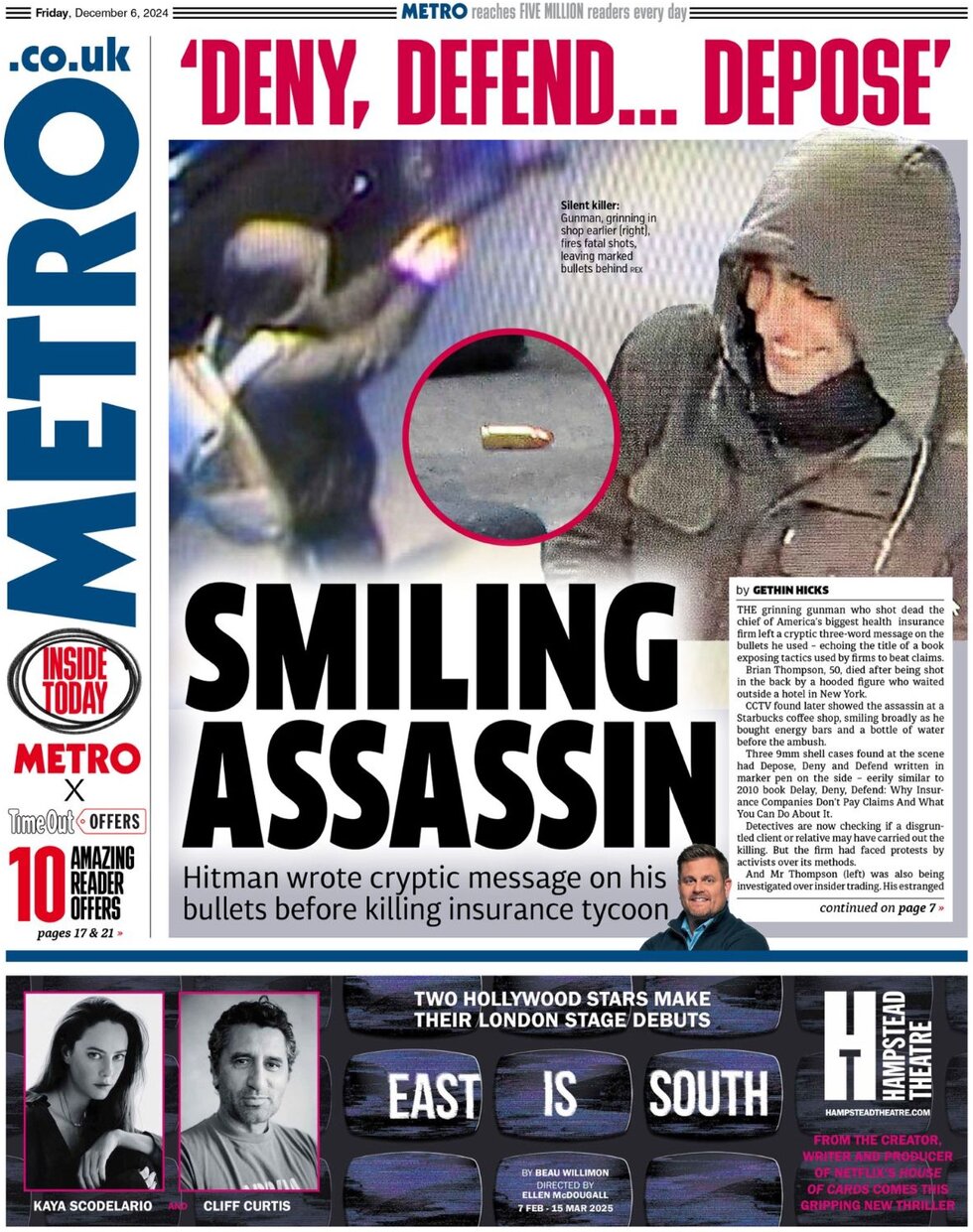 the metro front page 6/12/2024