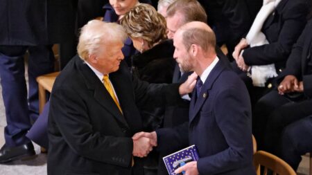 Prince William and Trump meet after Notre-Dame reopening