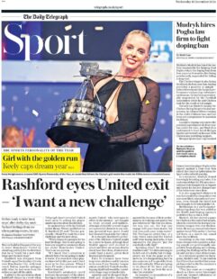 Girl with the golden run – Telegraph Sport