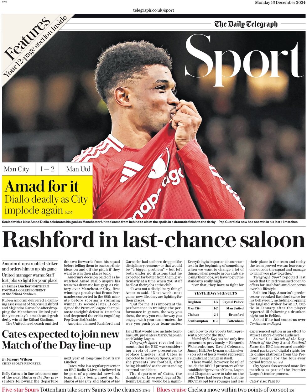 Rashford in last-chance saloon