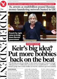 Keir’s big idea? Put more bobbies back on the beat – The Independent