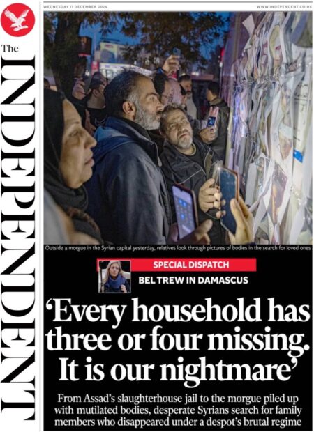 ‘Every household has three or four missing. It is our nightmare’ – The Independent 